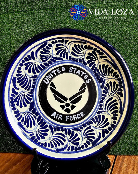 Talavera Decorative U.S. Air Force plate